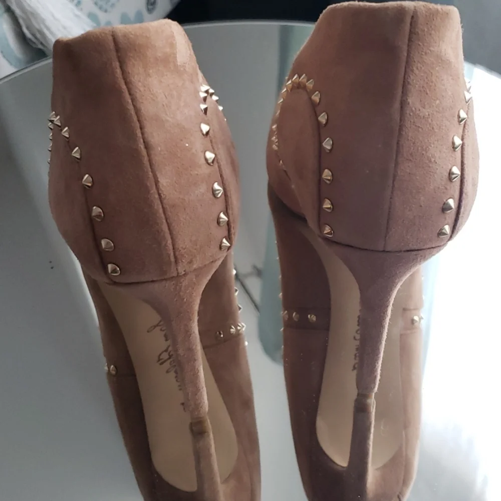 Sam Edelman Hyden tan leather high heels - Picture 2 of 10